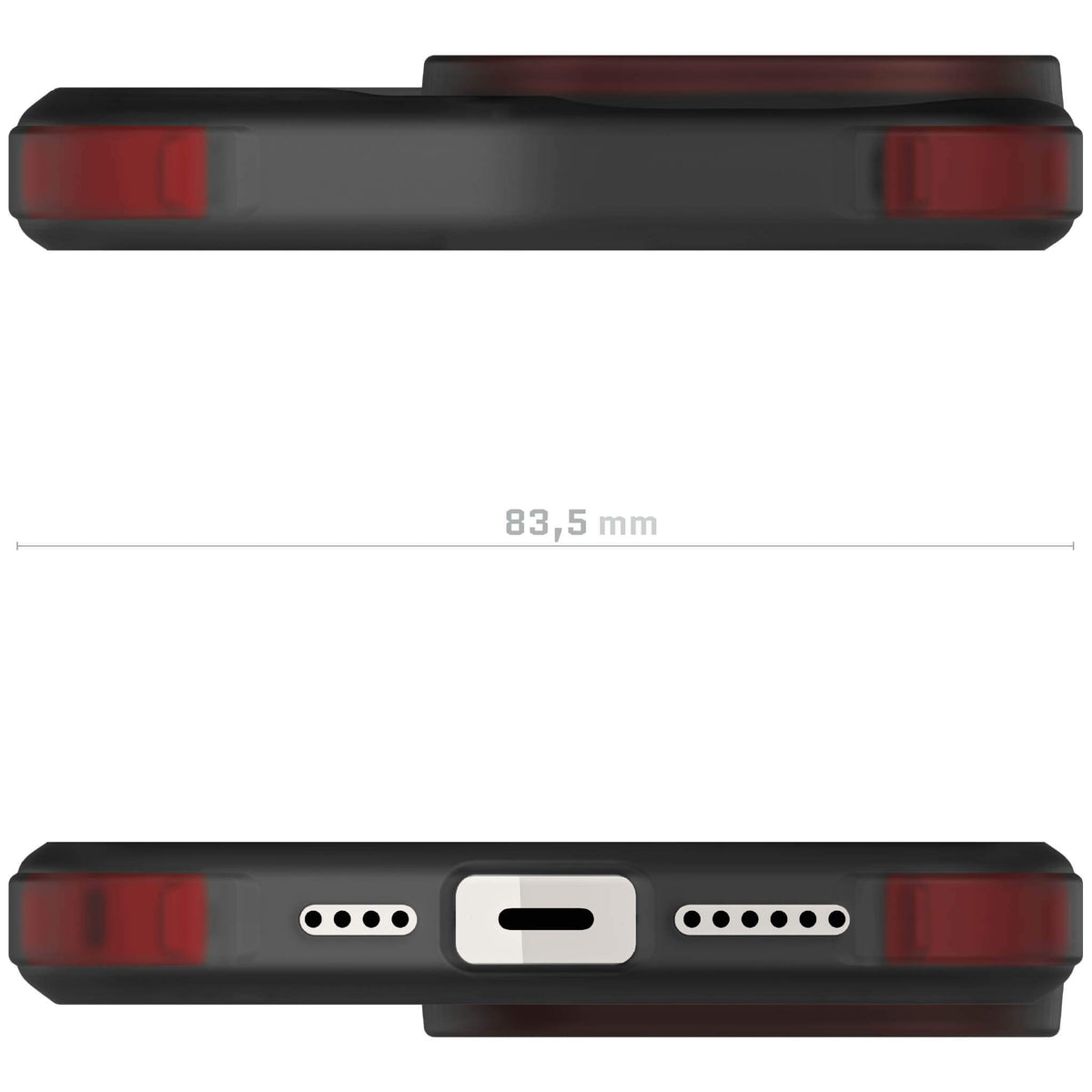 Apple iPhone 15 Pro Phone Case Clear Smoke MagSafe