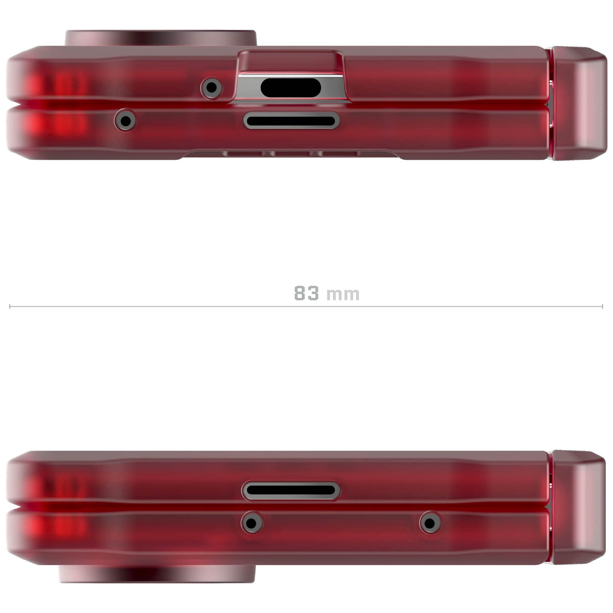 Fold 7 Case Red MagSafe Kickstand Magnetic