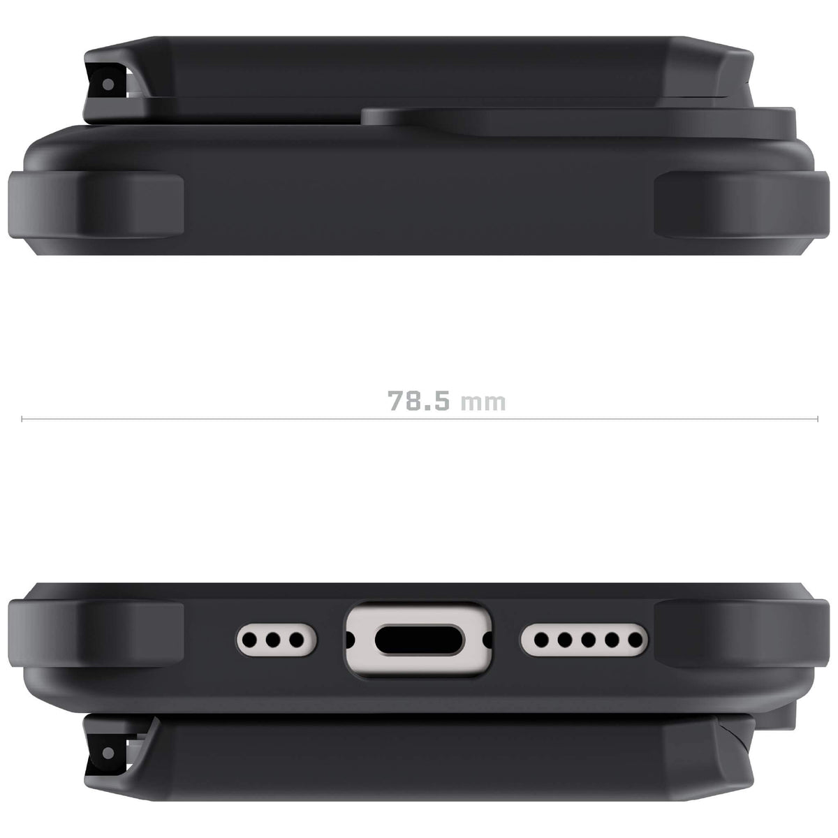 Wallet Apple iPhone 15 Phone Case Black with MagSafe Card Holder