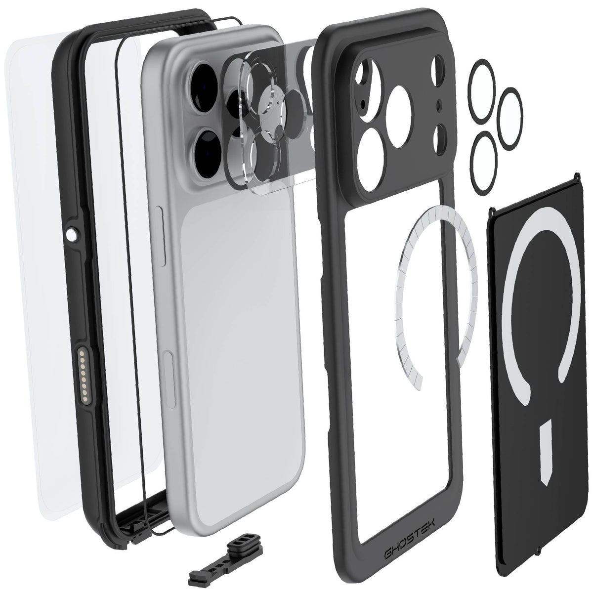 Apple iPhone 17 Pro Waterproof Case with Screen Protector Phone Cover