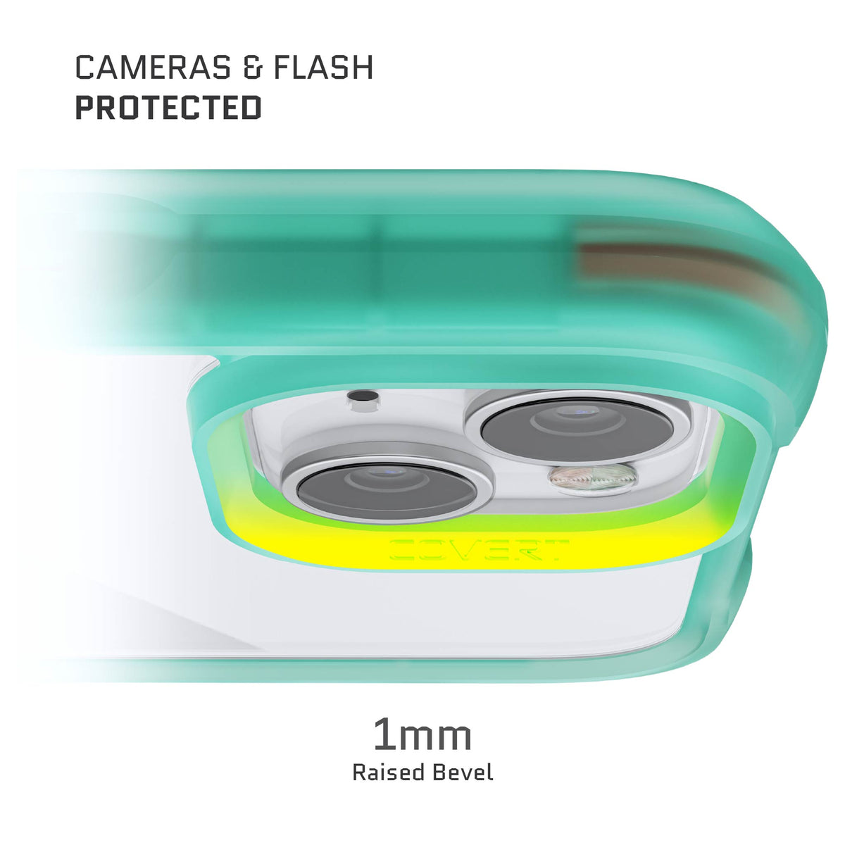 Apple iPhone 14 Plus Teal Case Clear MagSafe