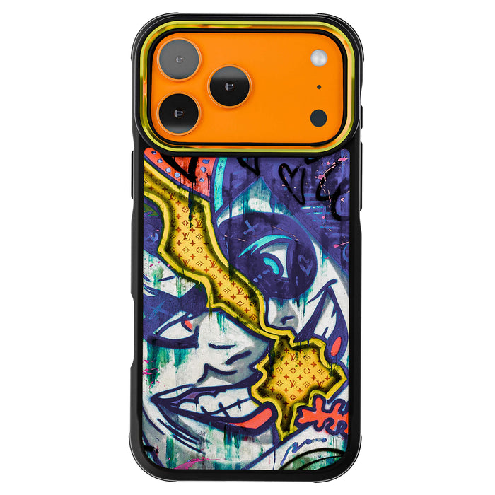 iPhone 17 Pro Max Case Joker & Harley Quinn Mad Love x Louis Vuitton Collab Artwork Phone Cover MagSafe Doped Out M Artist