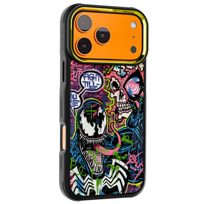 iPhone 17 Pro Max Case Venom
Fight Till You Die Collab Artwork Phone Cover MagSafe Doped Out M Artist