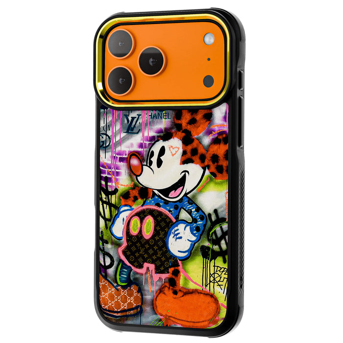 iPhone 17 Pro Max Case Mickey Mouse 
Plush Fashion Collab Artwork Phone Cover MagSafe Doped Out M Artist