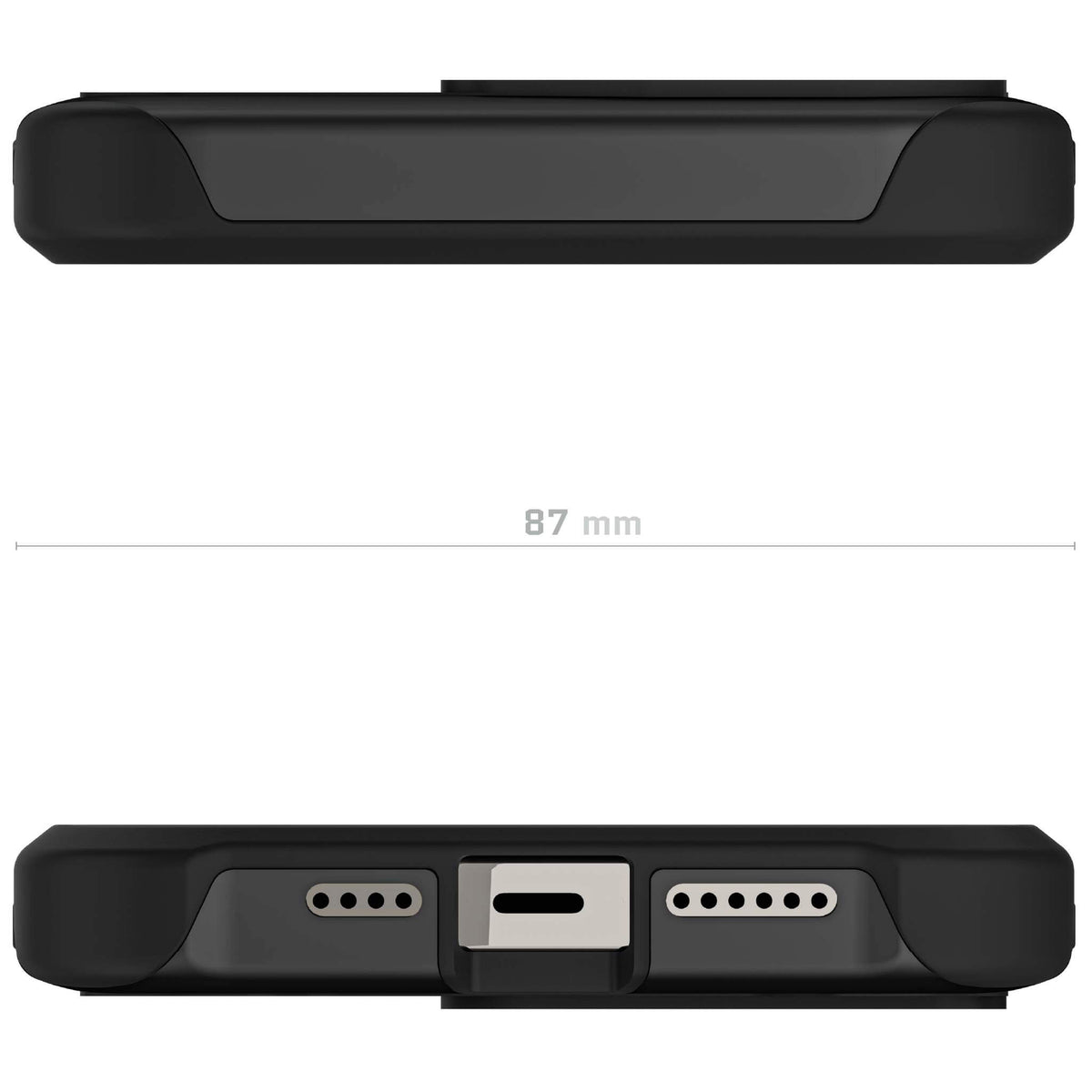 MagSafe Apple iPhone 15 Pro Clear Phone Case Black