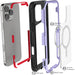 MagSafe iPhone 16 Pro Max Phone Case Clear Purple Metal Aluminum