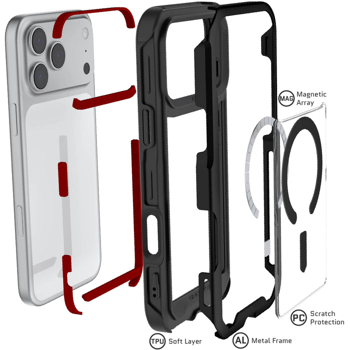 iPhone 17 Pro / Max Aluminum MagSafe Cases — ATOMIC