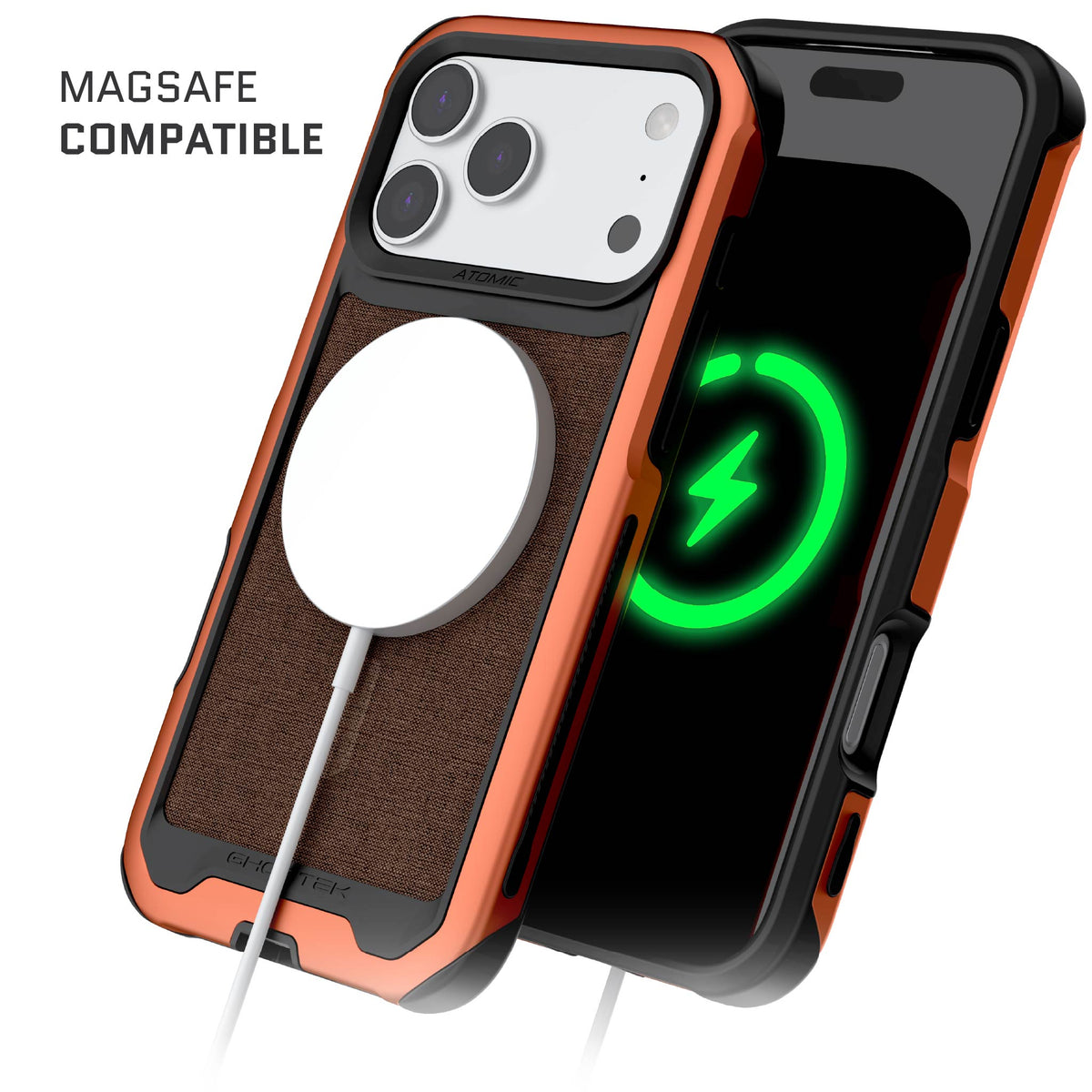 Apple iPhone 18 Pro Max Case Orange Metal Aluminum MagSafe Protective Phone Cover