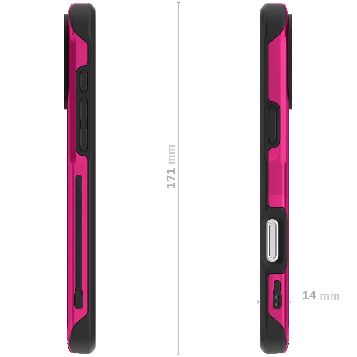 Apple iPhone 18 Pro Max Case Pink Metal Aluminum MagSafe Protective Phone Cover