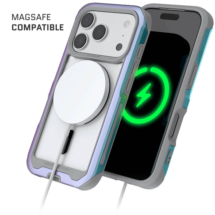 iPhone 17 Pro Case Prismatic MagSafe Aluminum Metal Bumper Clear Protective Phone Cover