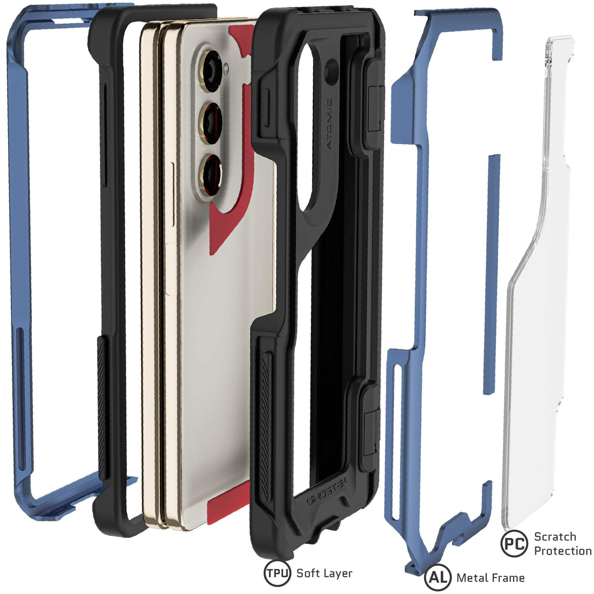 Galaxy Fold 5 Case Blue