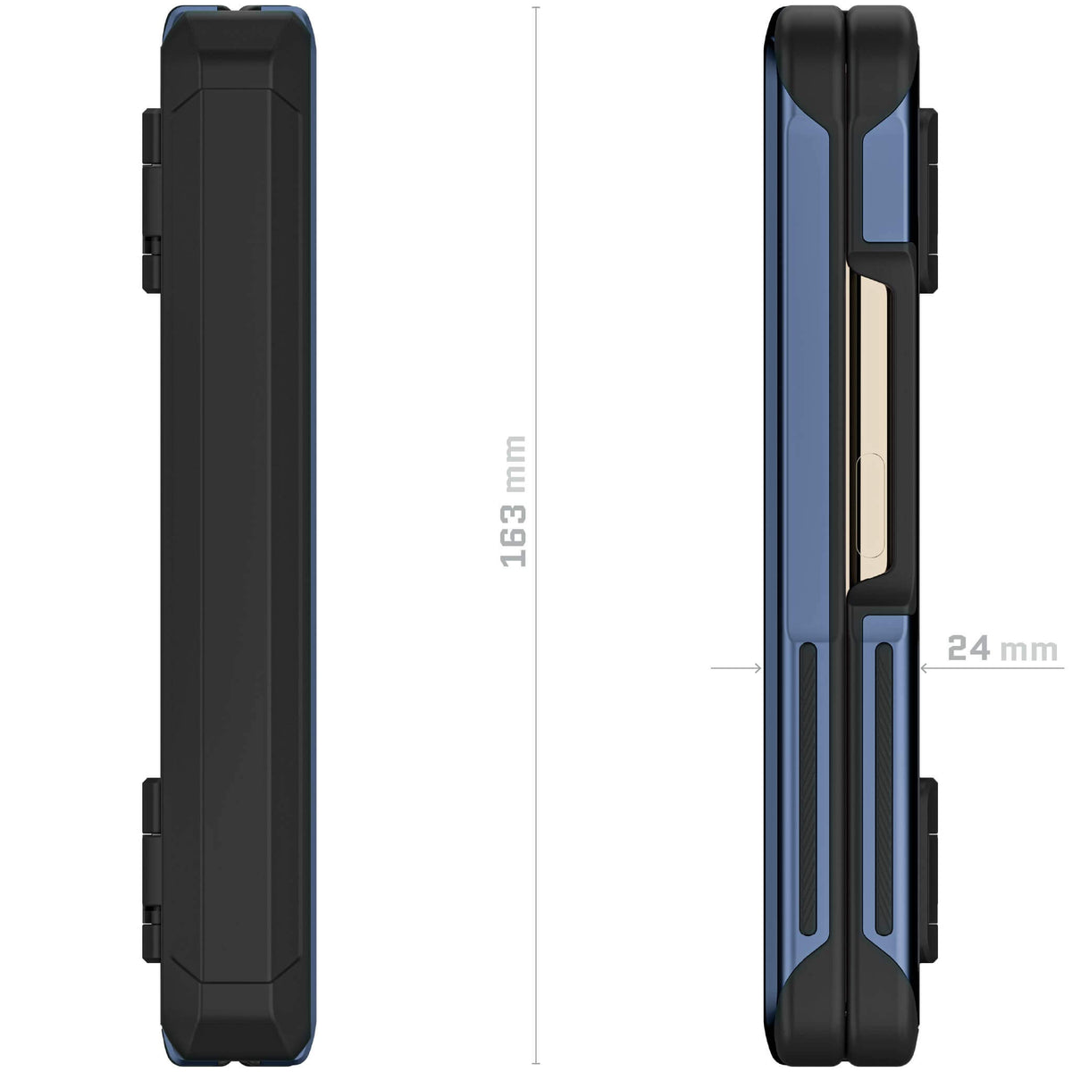 Blue Galaxy Fold 5 Case