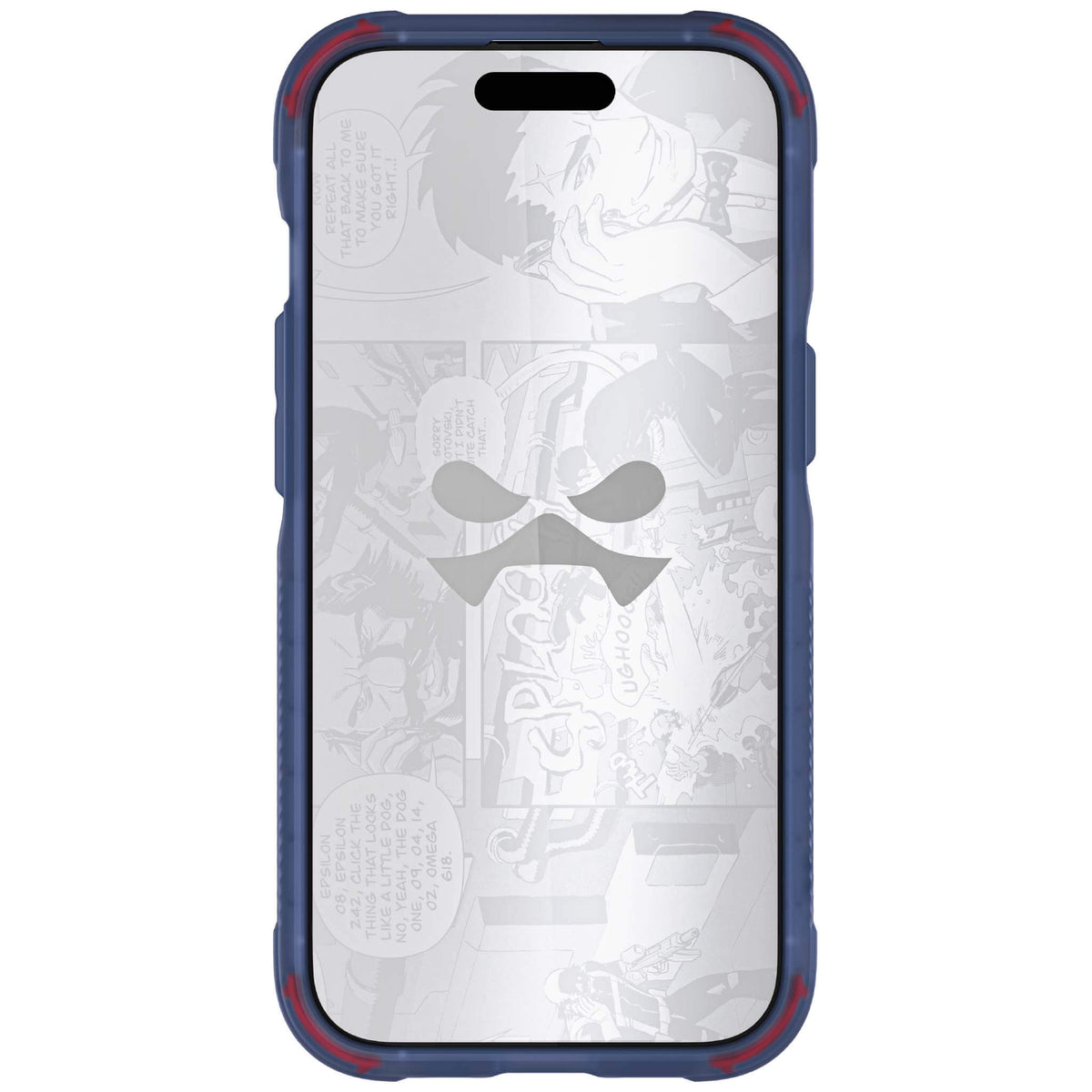 Blue Apple iPhone 15 Plus Case Clear MagSafe