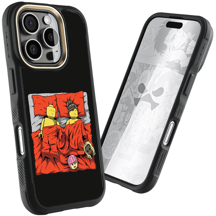 iPhone 16 Pro Max Sleeping Together Brick Edition by RX Strip Artist Artwork Protective Phone Case Limited Edition Collab Cover