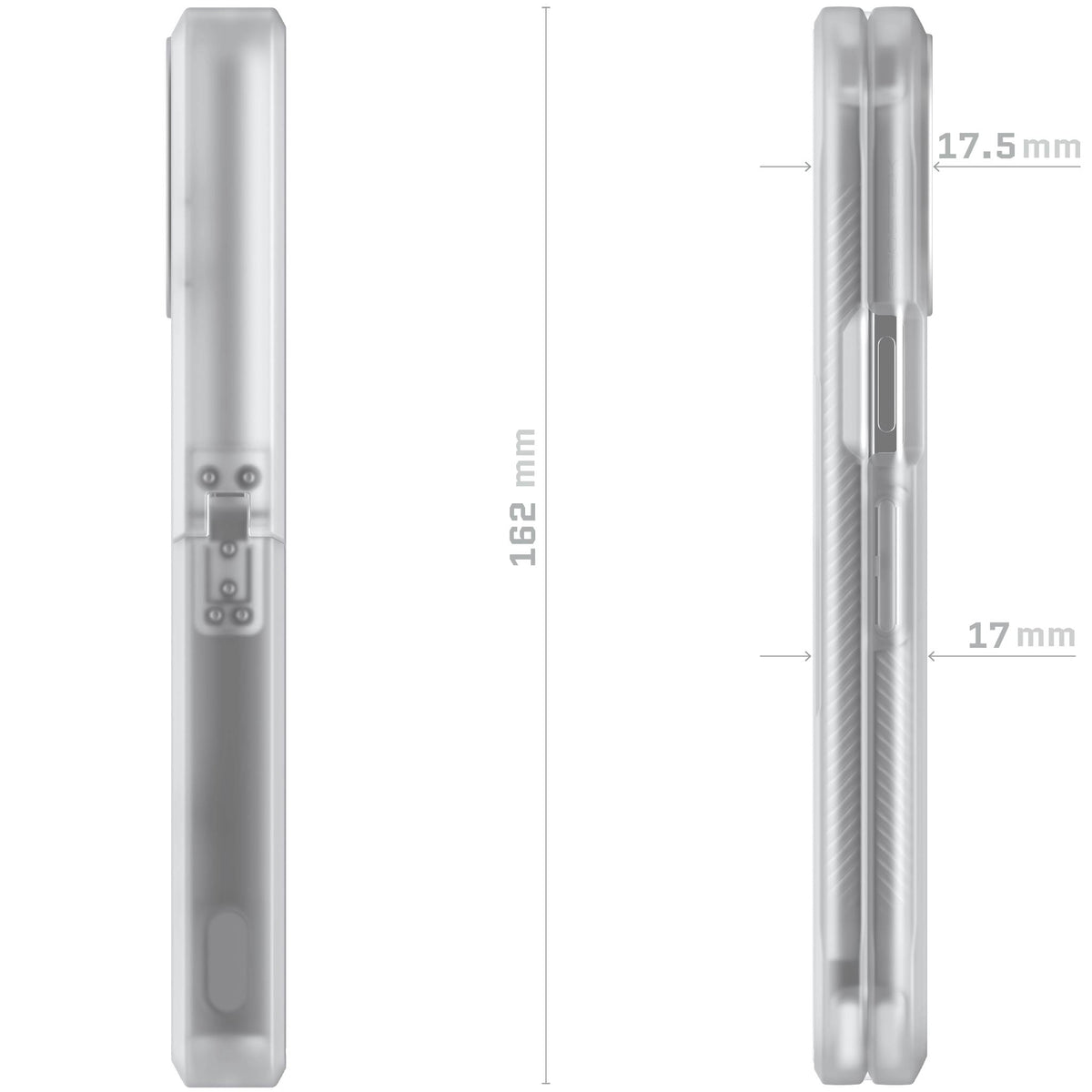 Google Pixel 10 Pro Fold Case Clear Matte