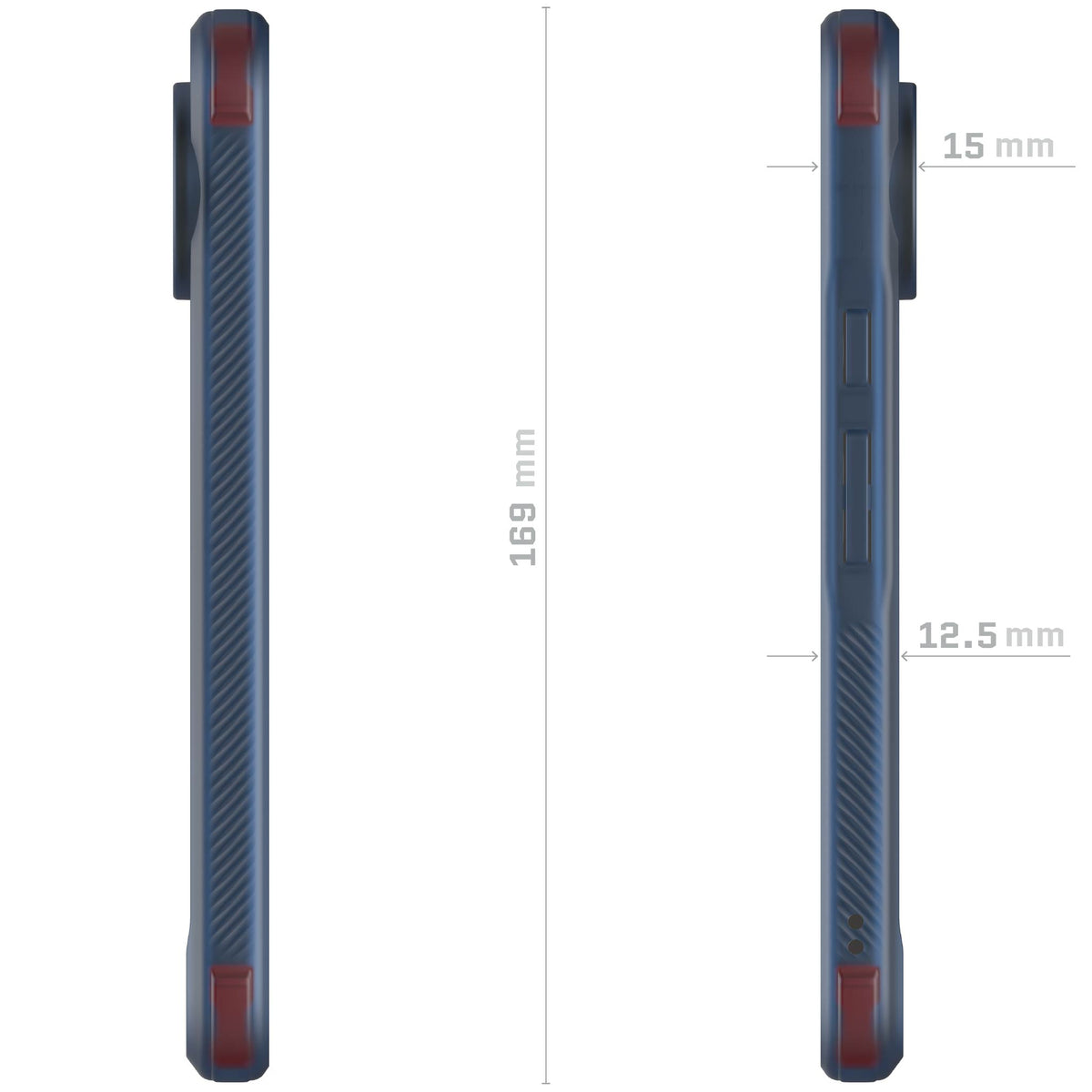 Google Pixel 10 Pro XL Case Blue MagSafe Clear Magnetic Cover
