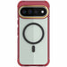 Google Pixel 11 Pro XL Case Clear Red MagSafe Magnetic Ring Protective Phone Cover