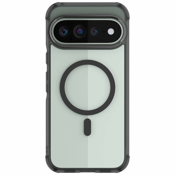 Pixel 11 Pro XL Case Clear Black Smoke MagSafe Magnetic Ring Protective Phone Cover Matte