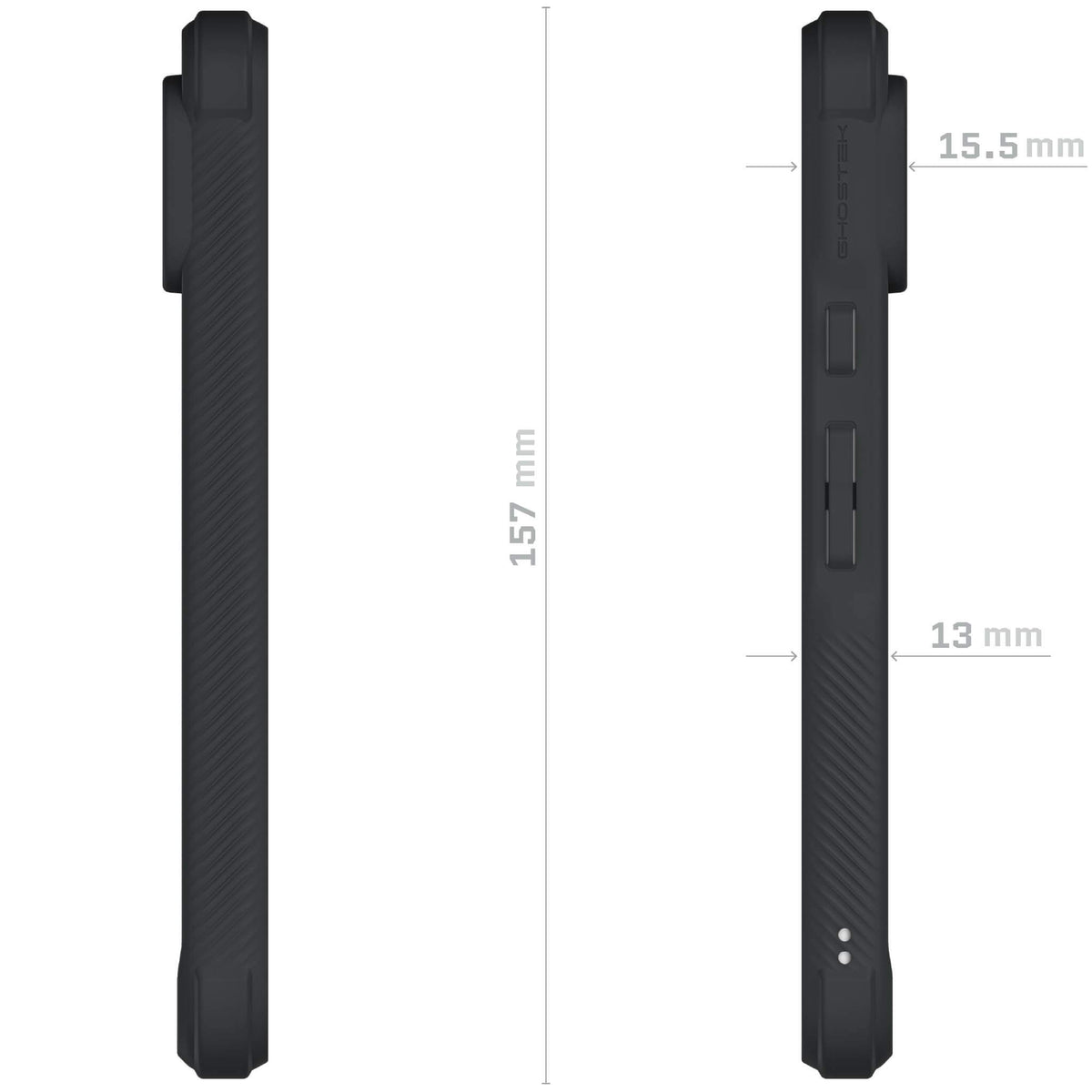 Pixel 8 Clear Case Black