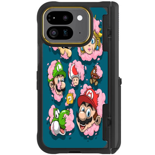 Google Pixel 9 Pro Fold DECONSTRUCTED SUPER M CHUNKS by Dhani Barragán Artist Artwork Protective Phone Case Limited Edition Collab Cover