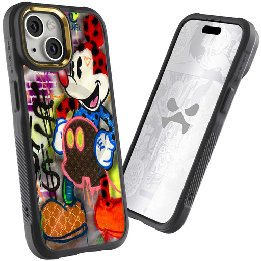 Apple iPhone 15 Mickey Mouse Plush Fashion Case