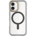 MagSafe iPhone 16 Clear Gray Phone Case