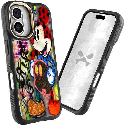 iPhone 16 Mickey Mouse Plush Fashion Case