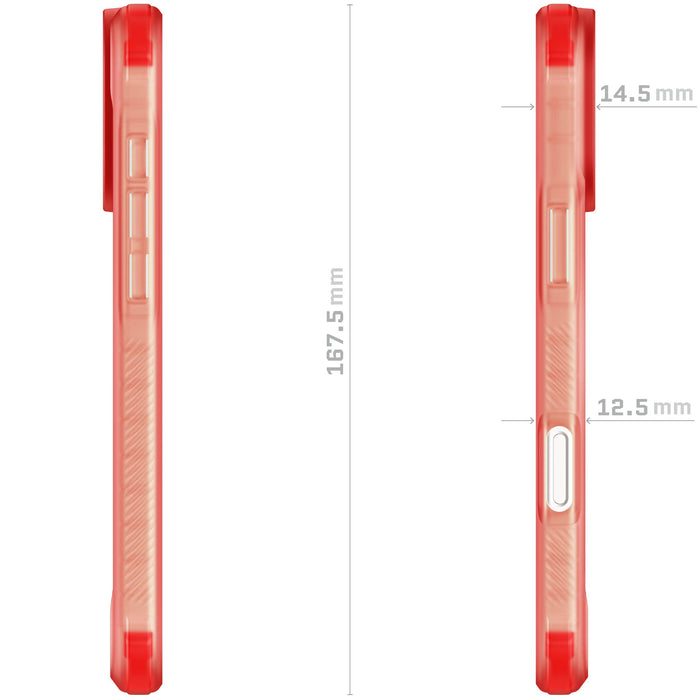 iPhone 16 Plus MagSafe Clear Pink Case