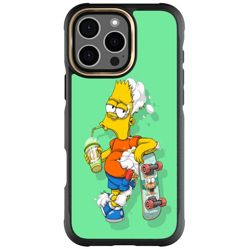 Apple iPhone 16 Pro Max DECONSTRUCTED BART by Dhani Barragán Artist Artwork Protective Phone Case Limited Edition Collab Cover