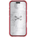 iPhone 16 Pro Max Clear Red Phone Case MagSafe