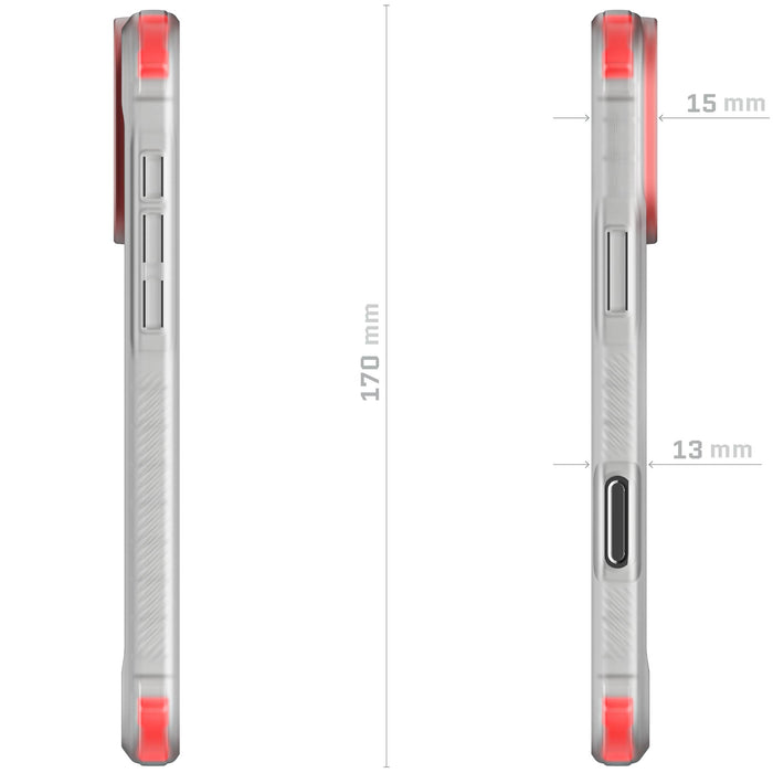 Apple iPhone 16 Pro Max Clear Protective Phone Case MagSafe Magnetic Silicone Gel Cover