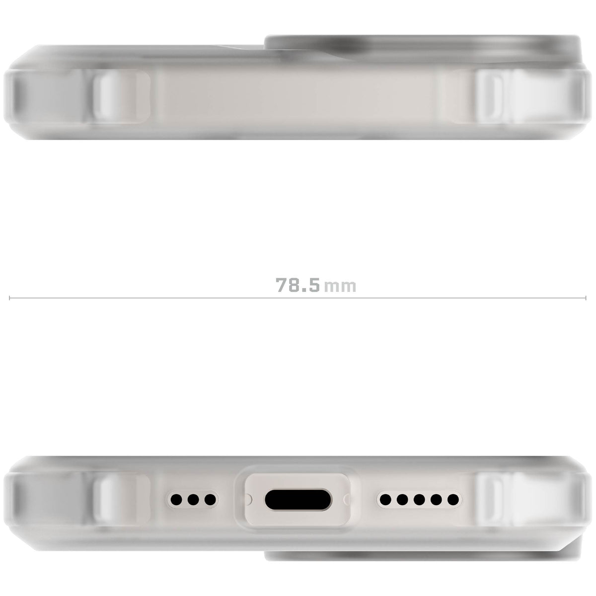 iPhone 17e Case Clear Matte MagSafe