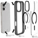 iPhone 17 Case Smoke Matte MagSafe Protective Phone Cover Shockproof Thin