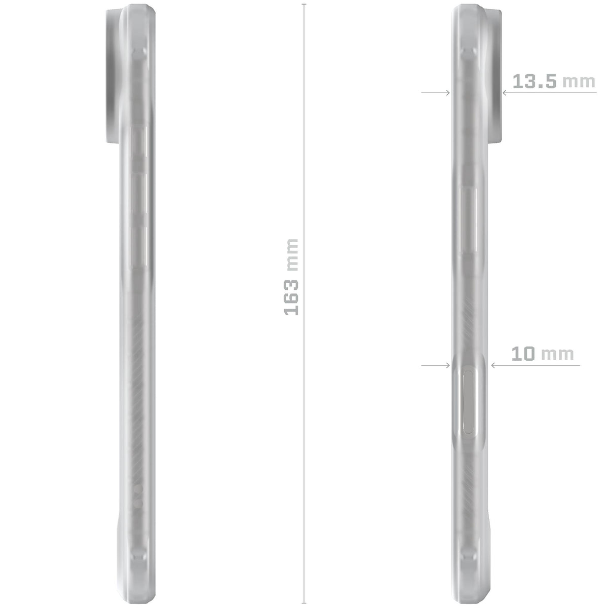 iPhone Air Case Clear Matte MagSafe Phone Cover