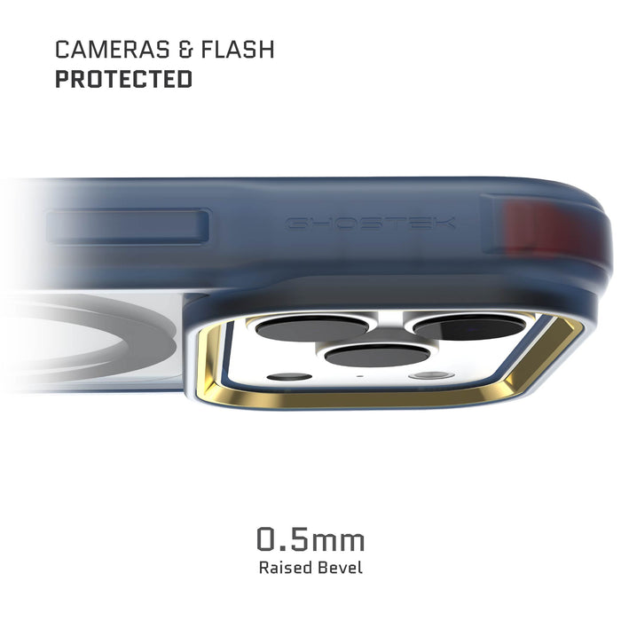 iPhone 17 Pro Case Blue Clear MagSafe Protective Phone Cover Shockproof Magnetic Mag Safe