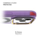 iPhone 17 Pro Case Purple Clear MagSafe Protective Phone Cover Shockproof Magnetic Mag Safe