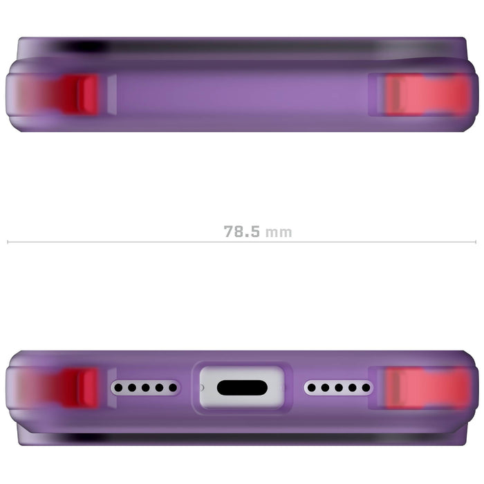 iPhone 17 Pro Case Purple Clear MagSafe