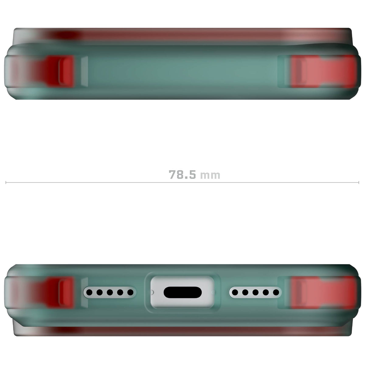 iPhone 18 Pro Case Teal Clear MagSafe Protective Phone Cover Shockproof Magnetic Mag Safe Slim Thin