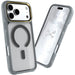 iPhone 17 Pro Max Case Grey Clear MagSafe Protective Phone Cover Shockproof Magnetic Mag Safe Slim