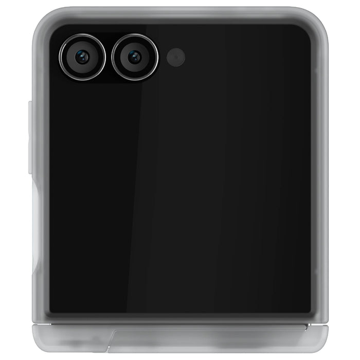 Samsung Flip7 Case Clear Matte Protective Phone Cover Magnetic MagSafe Kickstand