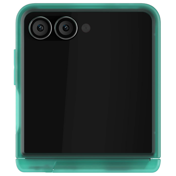 Samsung Galaxy Flip7 Case Teal Protective Phone Cover Magnetic MagSafe Kickstand