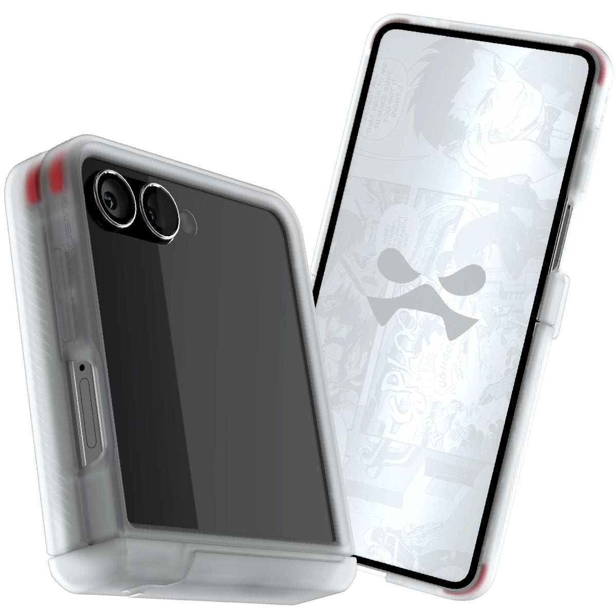 Samsung Galaxy Z Flip 7 Clear Protective Phone Case Magnetic MagSafe Kickstand