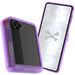 Samsung Galaxy Flip7 Case Purple Protective Phone Cover Magnetic MagSafe Kickstand
