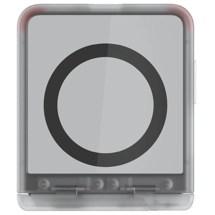 ZFlip7 Clear Protective Phone Case Magnetic MagSafe Kickstand