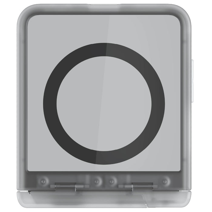 Samsung Flip 7 Case Clear Matte Protective Phone Cover Magnetic MagSafe Kickstand