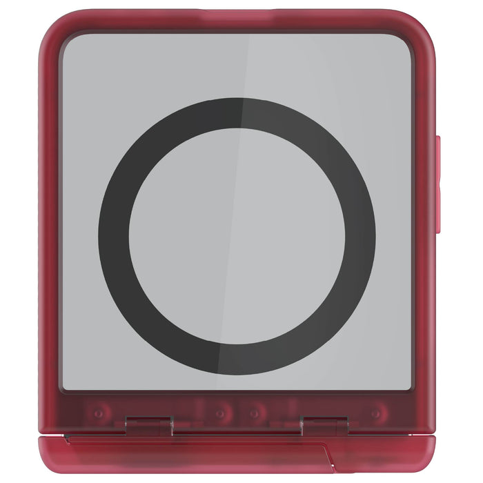 Galaxy Z Flip 7 Case Red Protective Phone Cover Magnetic MagSafe Kickstand