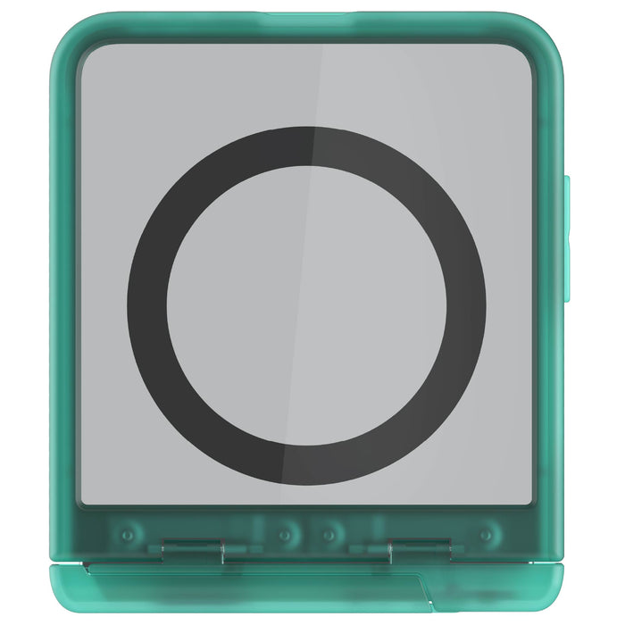 Samsung Flip7 Case Teal Protective Phone Cover Magnetic MagSafe Kickstand