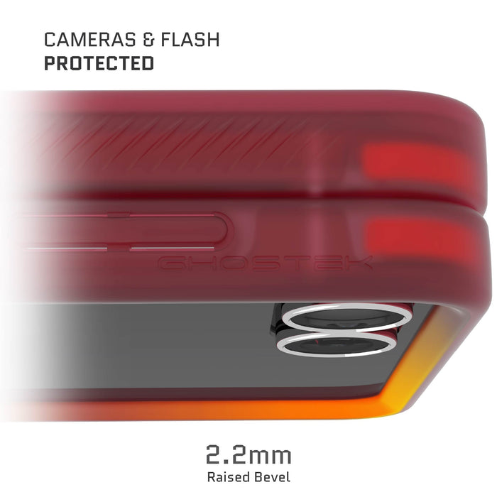 Samsung Galaxy ZFlip7 Case Red Protective Phone Cover Magnetic MagSafe Kickstand