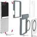Samsung Galaxy Z Flip 7 Case Gray Protective Phone Cover Magnetic MagSafe Kickstand