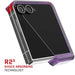 Samsung Z Flip 7 Case Purple Protective Phone Cover Magnetic MagSafe Kickstand